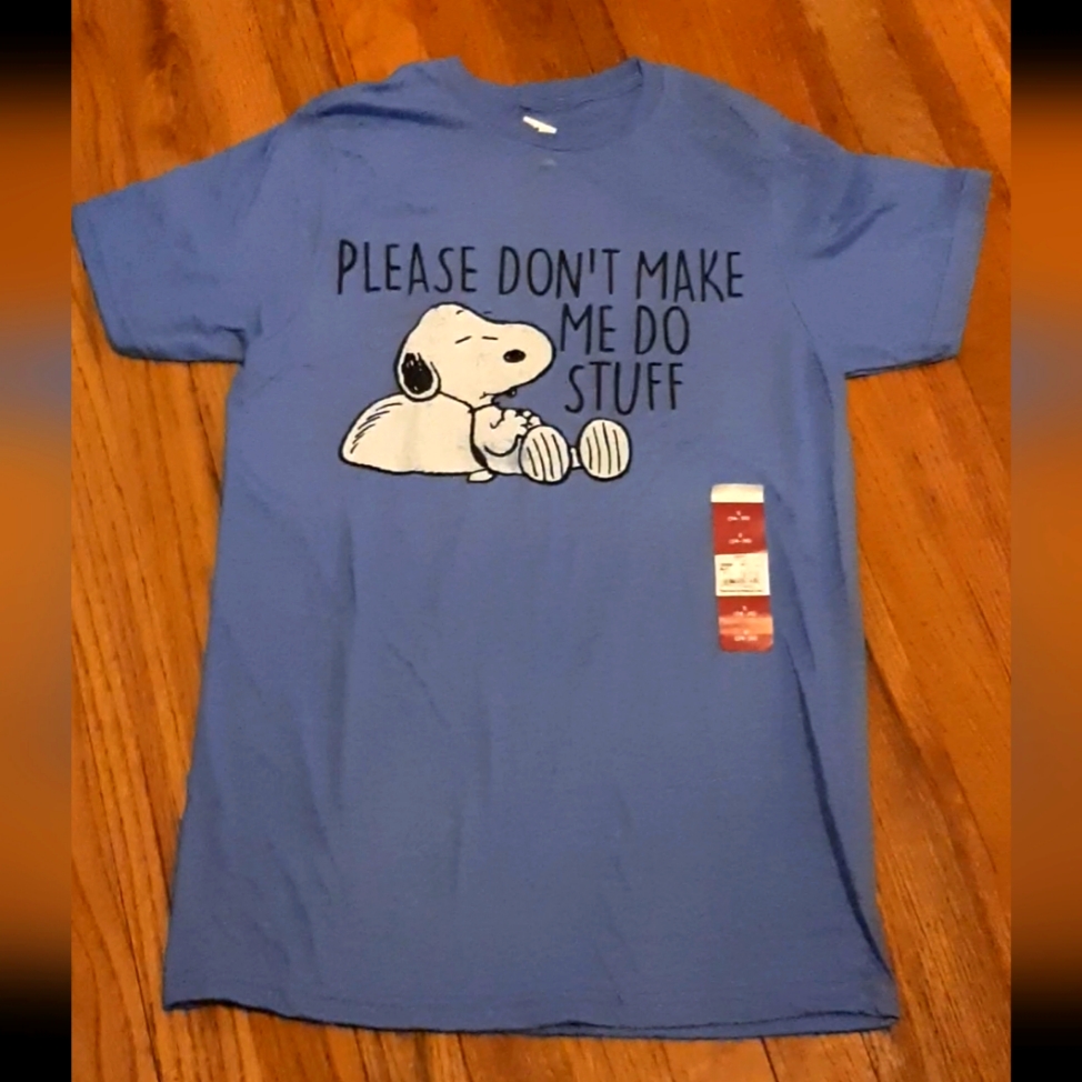 Sz S Snoopy Peanuts Men's Tee